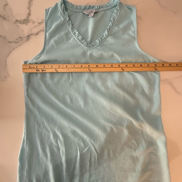 Croft & Barrow Sleeveless Light Blue Linen dress Size small - Picture 4 of 5